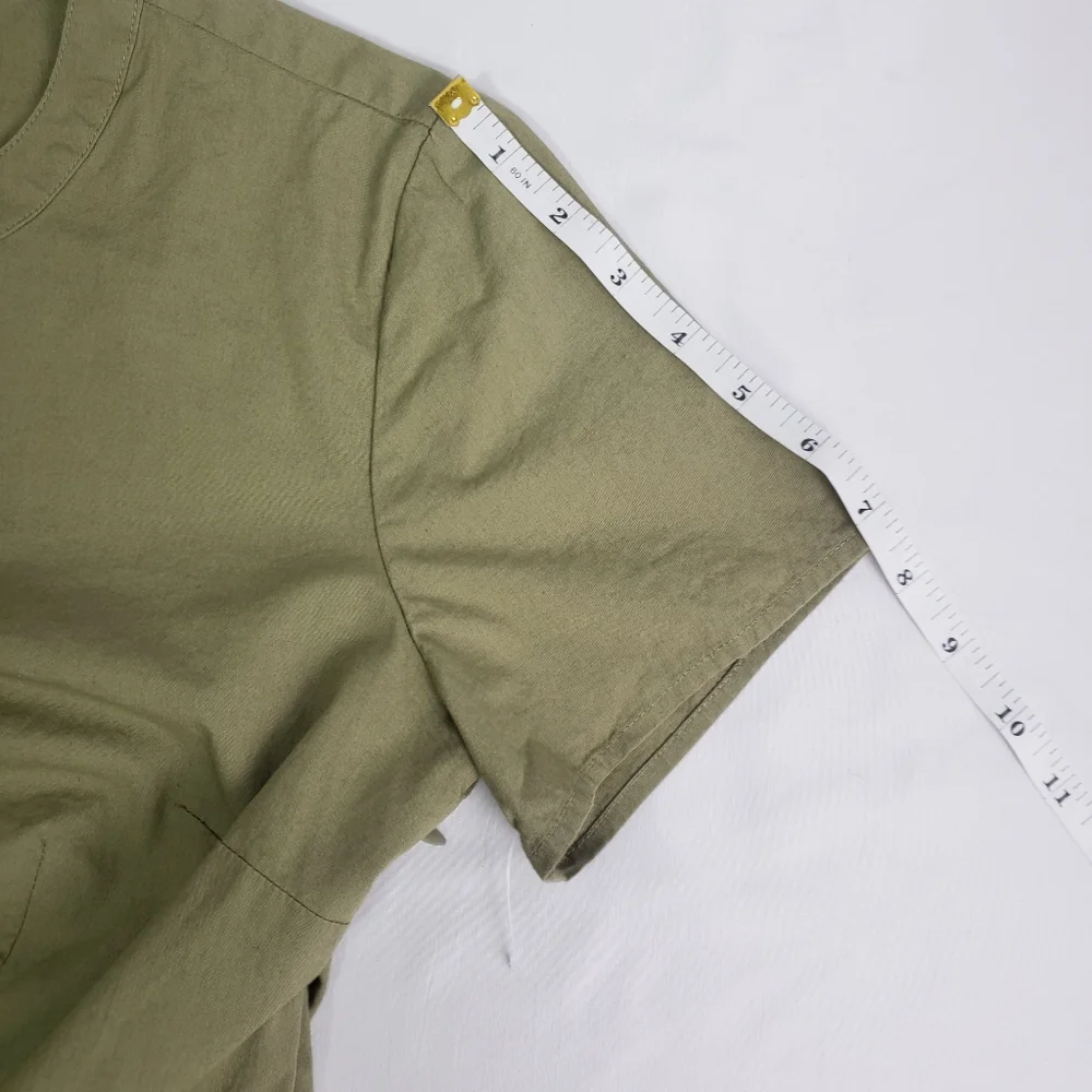 J. Crew Button Down Cotton Minimalist Dress